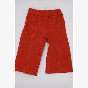 to 12 Months Red Flare Pants Bottoms